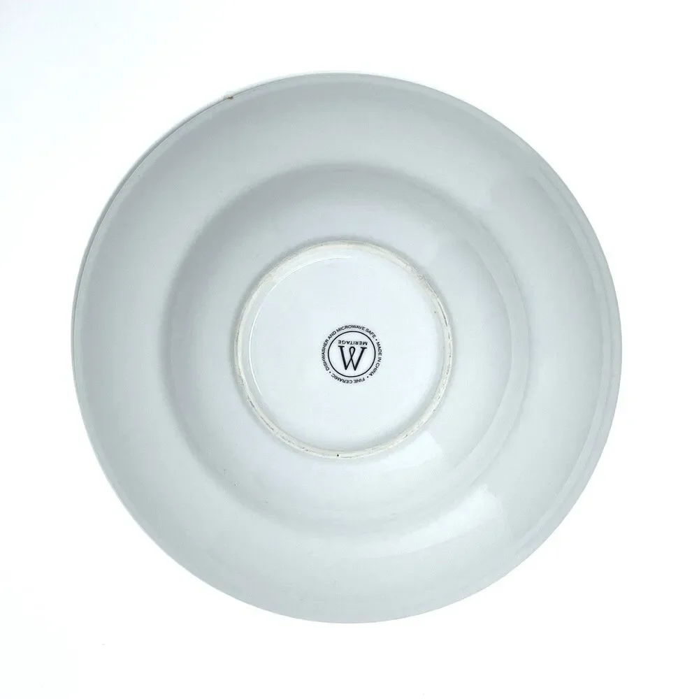 Gibson Meritage Wide Rim Serving‎ Bowl Olive Pattern 12